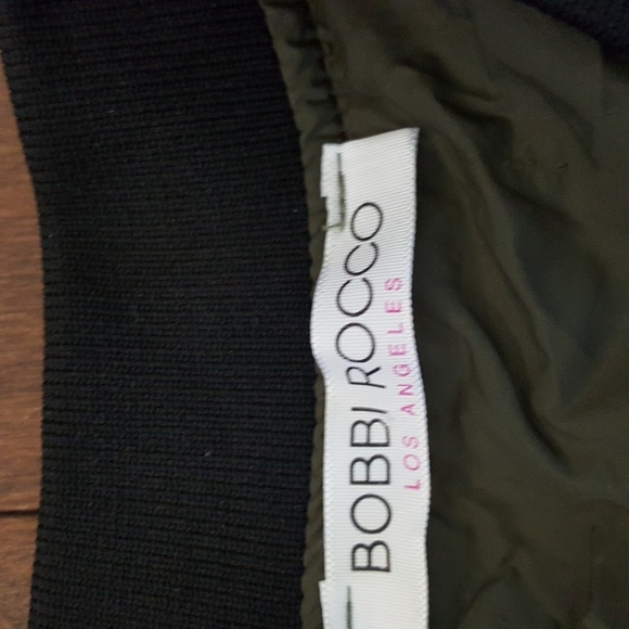 Bobbi Rocco Green Bomber Jacket - Picture 4 of 6